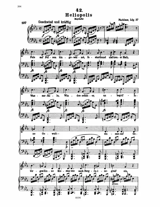 Complete Score (Original / High Voice, )