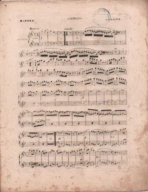 Clarinet 1/2 (B♭)