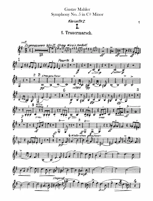 Clarinet 1 (A/B♭/C)