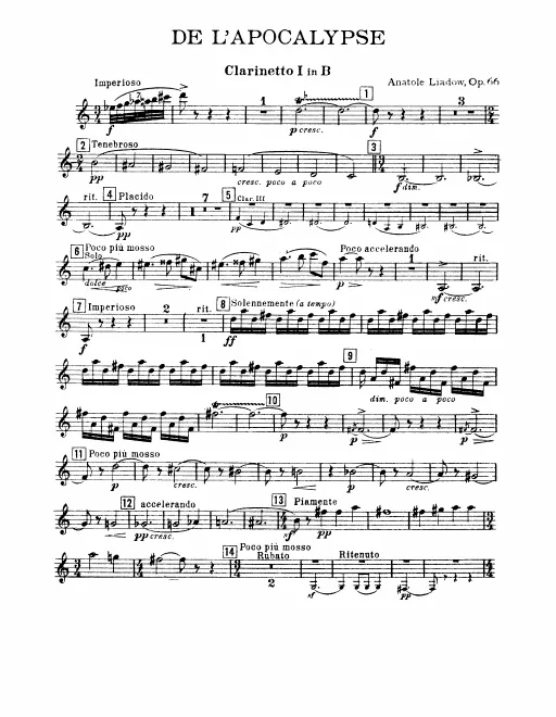 Clarinet 1, 2, 3 (B)