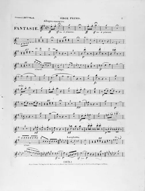 Oboe 1, 2