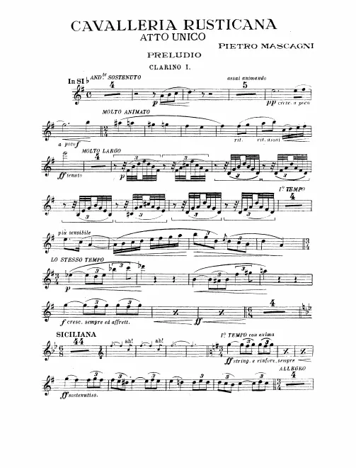 Clarinet 1 (A/B♭)