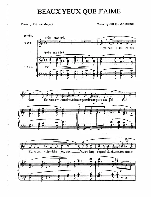 Complete Score (Bb Major: medium voice and piano)