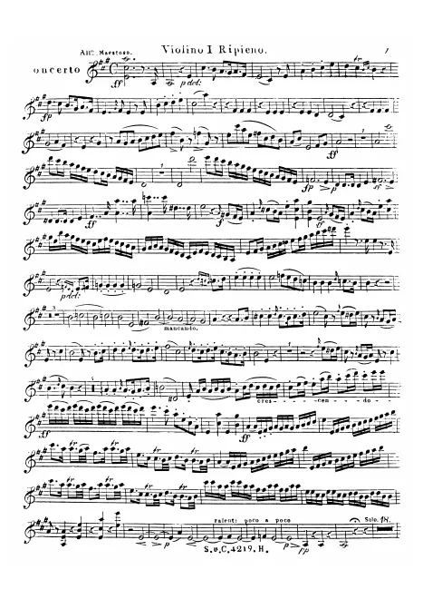 Violin 1 Ripieno