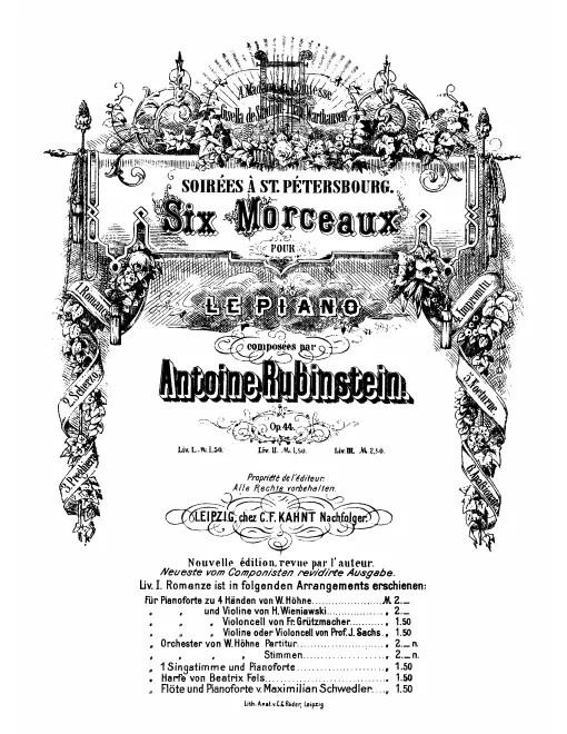 Livre I (Nos.1+2)