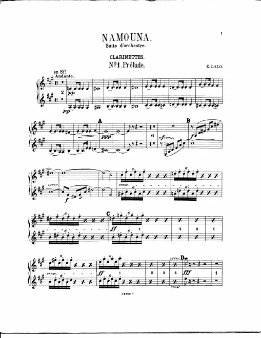 Clarinet 1/2 (B♭/A)