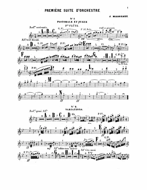 Piccolo, Flute 1/2