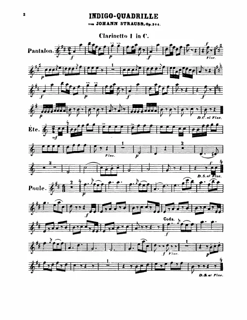 Clarinet 1, 2 (C)