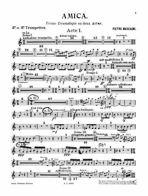 Trumpet 2/3 (A, B♭)