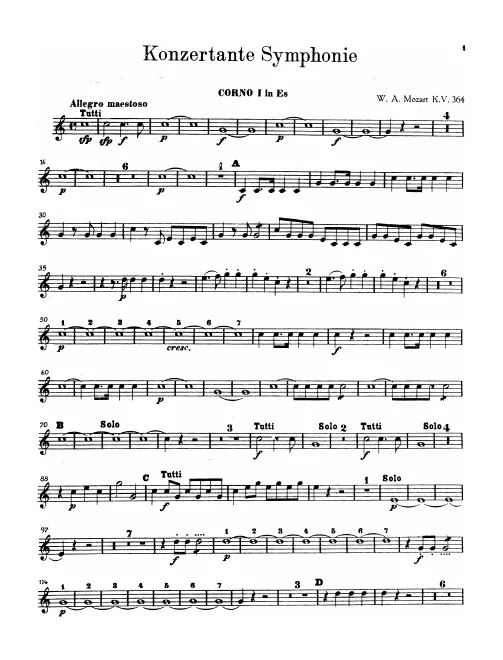 Horn 1 (E♭)