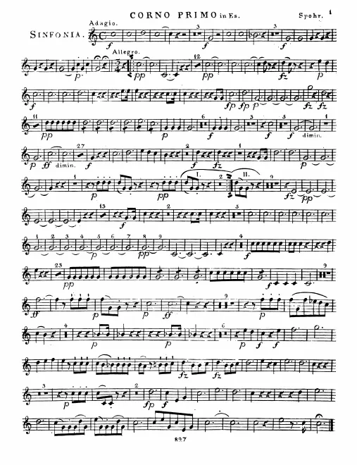 Horn 1, 2 (E♭)