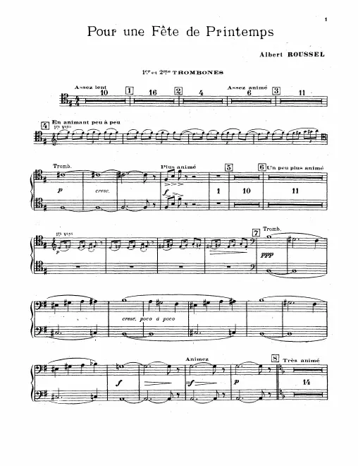 Trombone 1/2, 3, Tuba