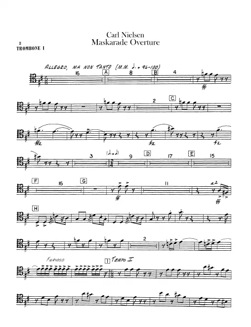 Trombone 1, 2, 3, Tuba