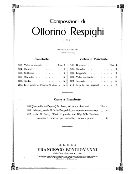 Complete Score and Violin Part