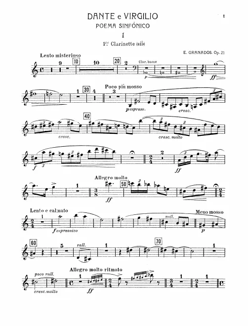 Clarinet 1, 2, Bass Clarinet (B♭)