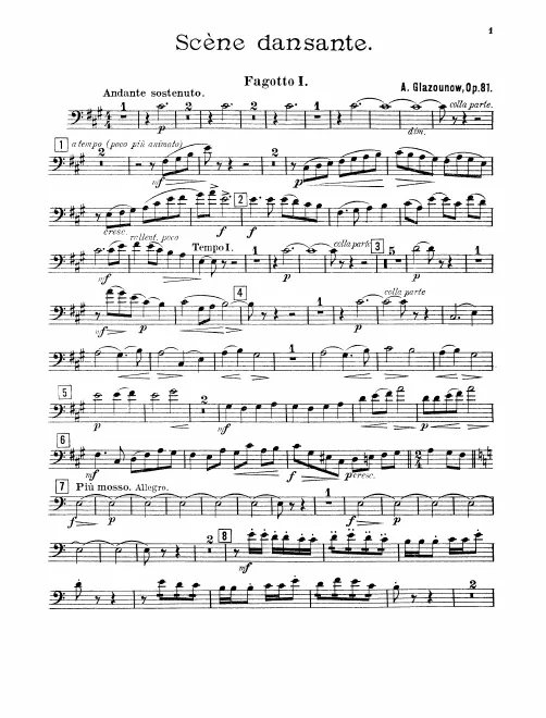 Bassoon 1, 2