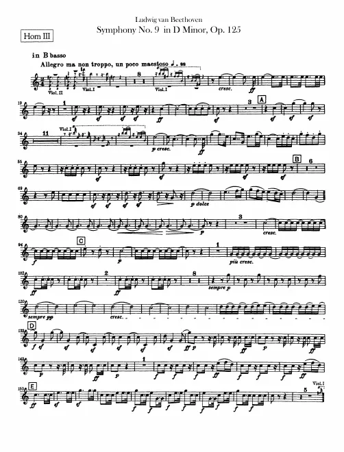 Horn 3 (B♭/E♭/D)