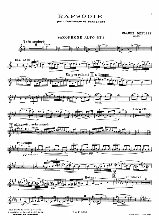 Complete Score and Alto Saxophone (E) Part
