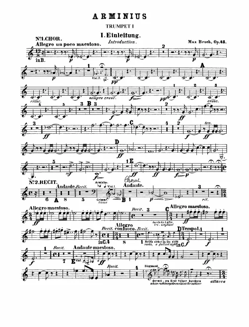 Trumpet 1, 2 (B♭)