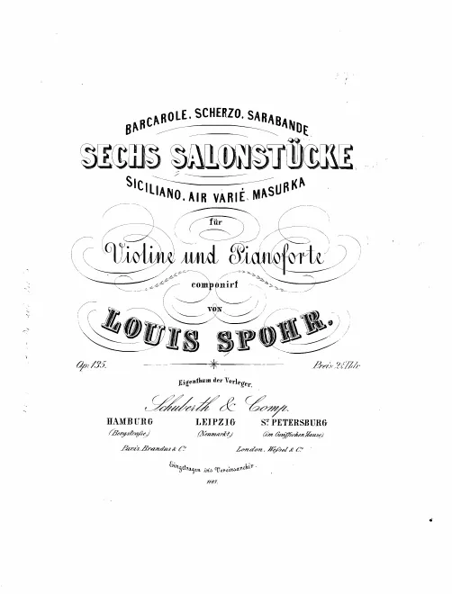 Complete Score and Violin Part