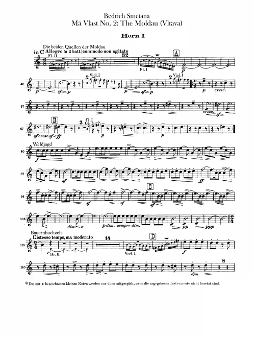 Horn 1, 2 (C, E♭, E)
