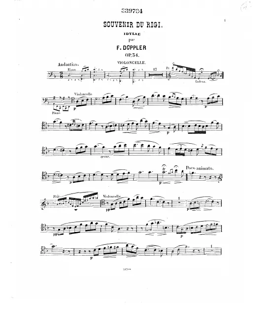 Violoncello (instead of Horn above)