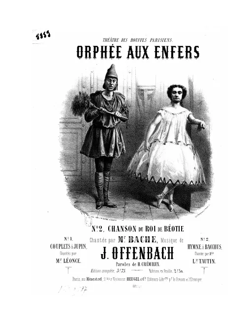 No.2, Couplets du roi de Béotie (Act II, No.11), : for low voice