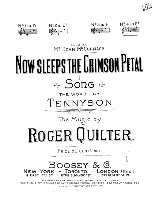 2. Now Sleeps the Crimson Petal