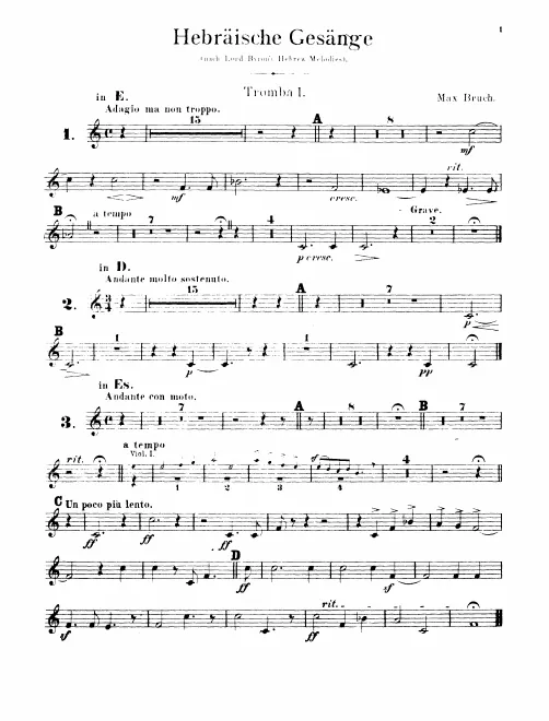 Trumpet 1, 2 (E)