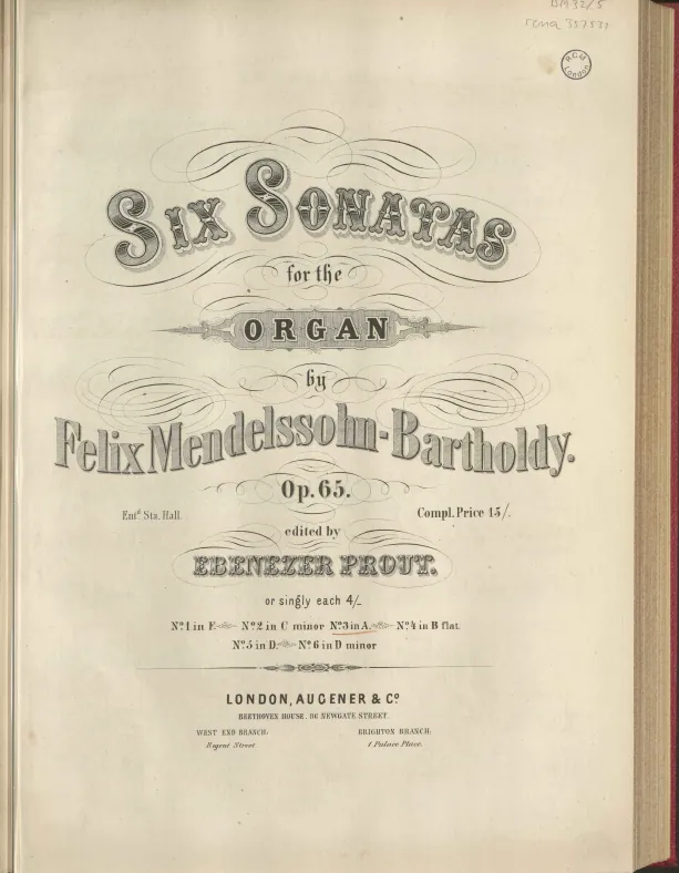 3. Sonata in A major