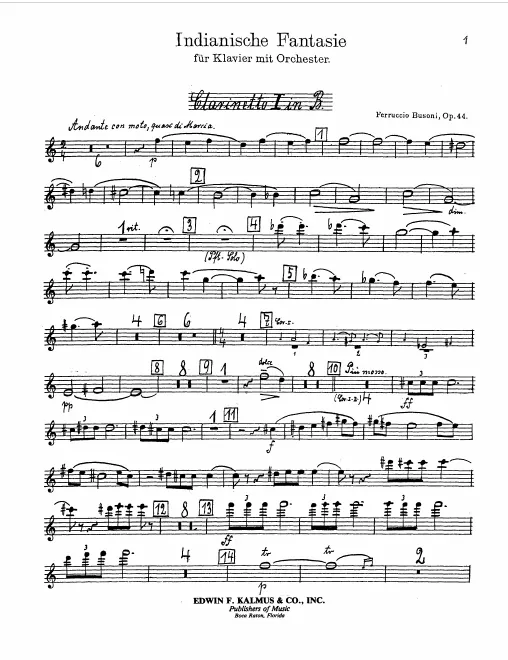 Clarinet 1, 2 (B♭)