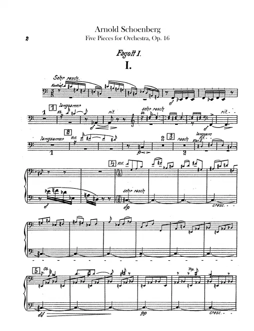 Bassoon 1, 2, 3, Contrabassoon