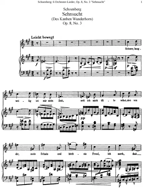 3. Sehnsucht