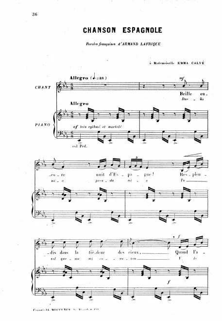 Complete score (low voice, E♭ major)