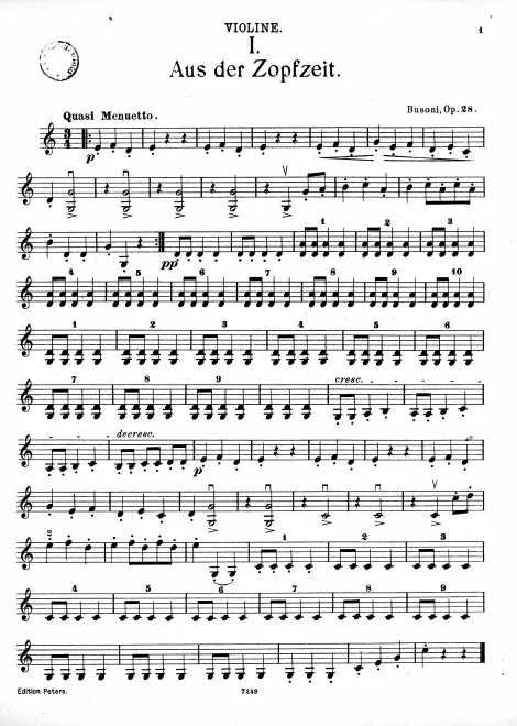 Violin Part