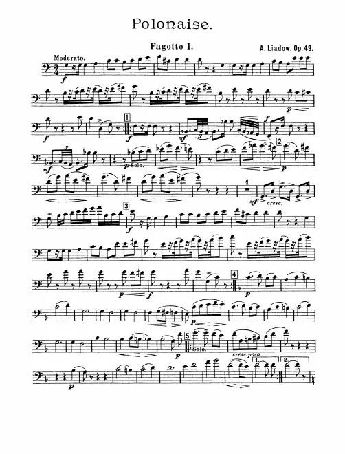 Bassoon 1, 2