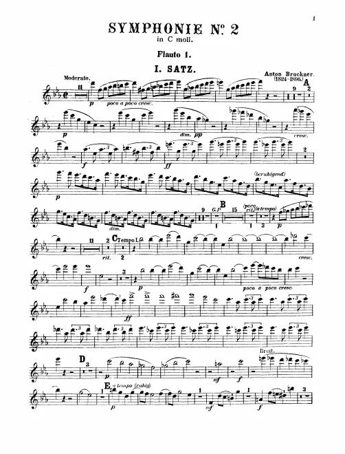 Flute 1, 2