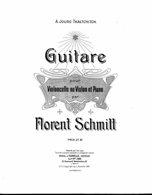2. Guitarre - Complete Score and Cello and Violin Part