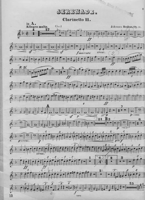 Clarinet 2 (A/B♭)