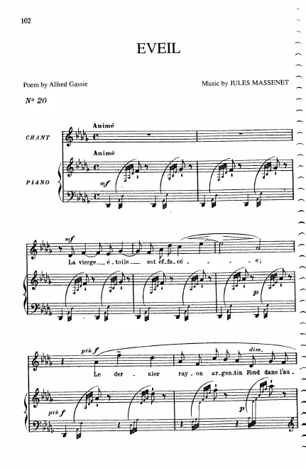 Complete Score (D Major: medium voice and piano)