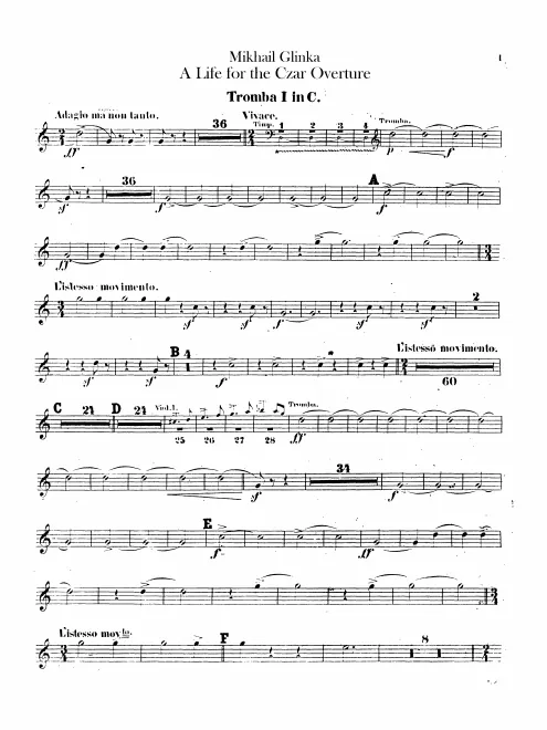 Trumpet 1, 2 (C)