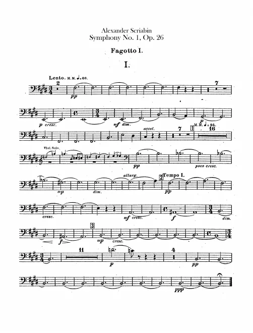 Bassoon 1, 2