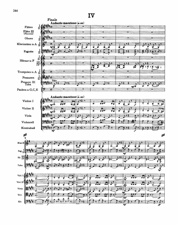 4. Finale. Andante maestoso - Allegro vivace