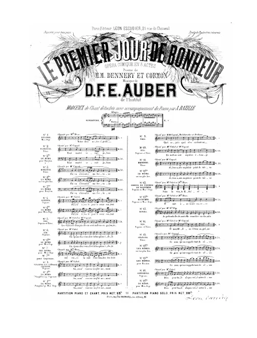 No.6, Air: "Un époux, chez vous" (Act II, No.6)