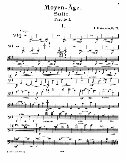 Bassoon 1, 2