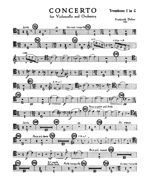 Trombone 1, 2, 3, Tuba