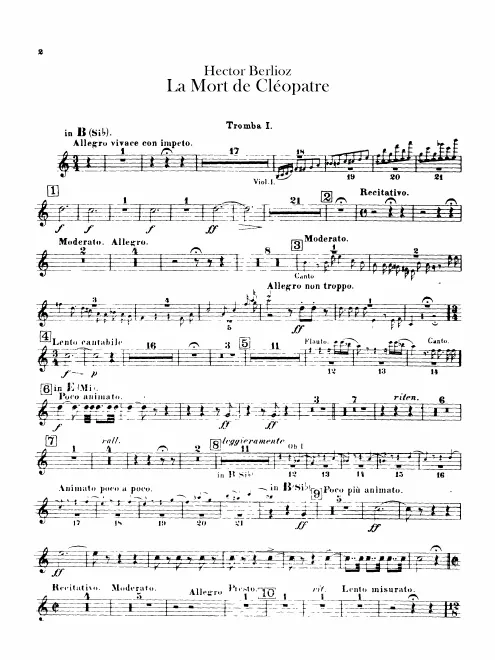 Trumpet 1, 2 (B♭, E, E♭)