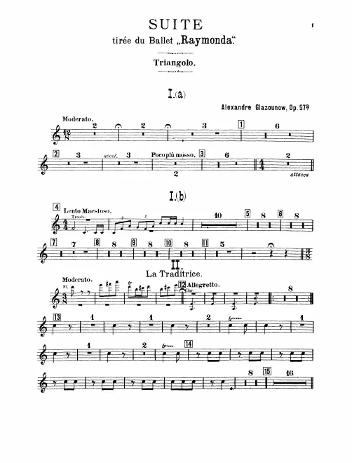 Triangle, Snare Drum, Cymbals, Bass Drum, Tambourine, Glockenspiel