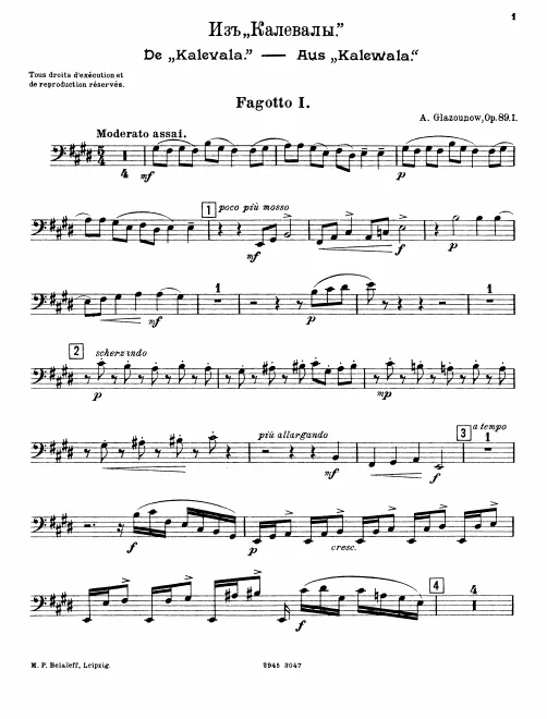 Bassoon 1, 2