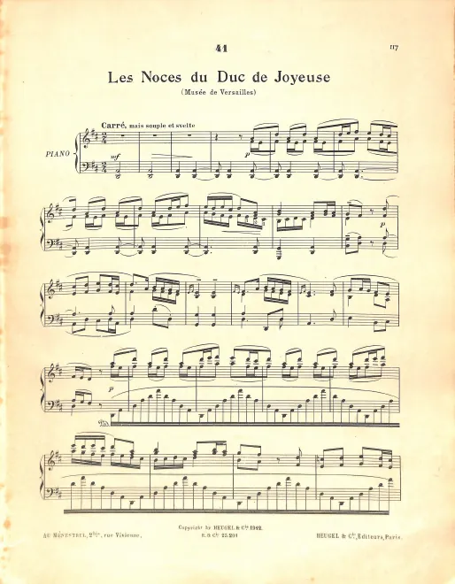 41. Les Noces du Duc de Joyeuse